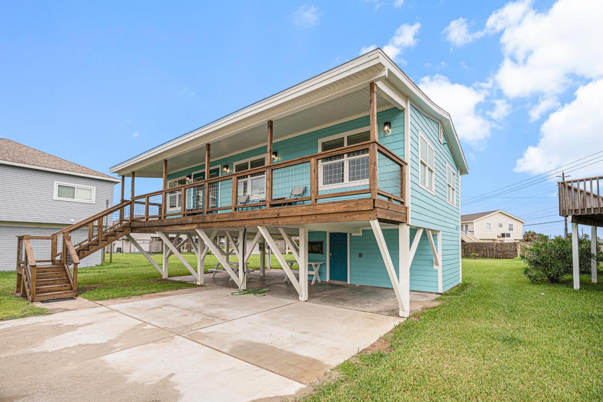 Seaside Cottage Galveston Bagian luar foto