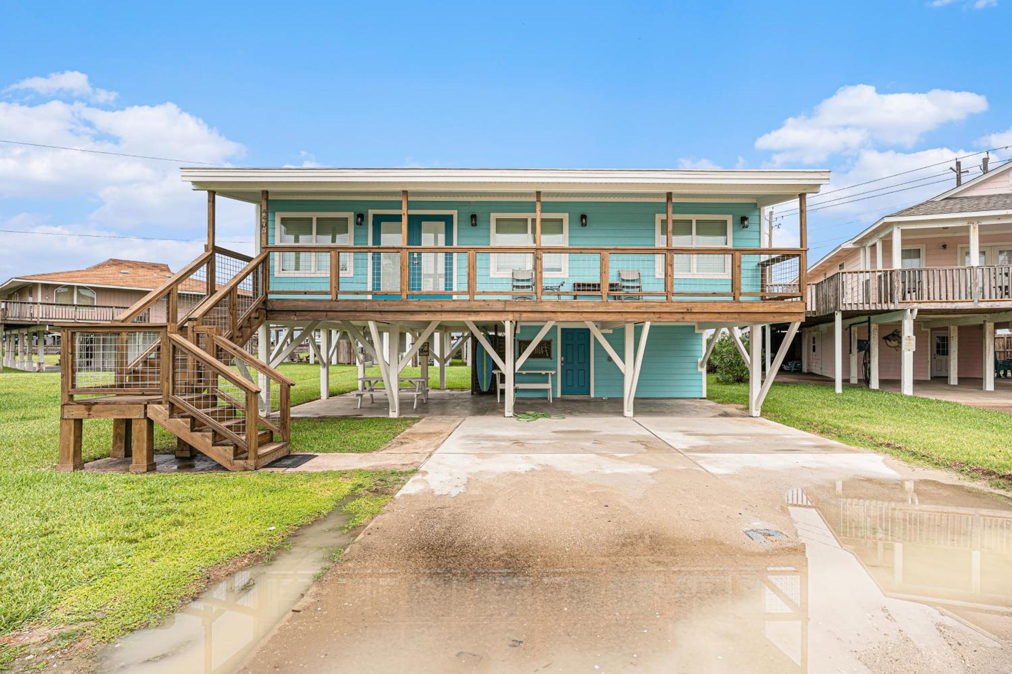 Seaside Cottage Galveston Bagian luar foto